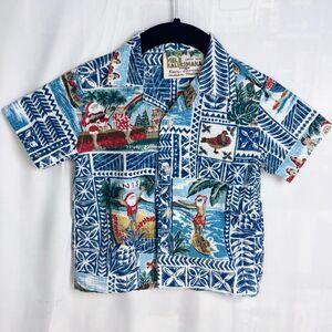 Reyn Spooner Boy's Shirt Mele Kalikimaka 18-24 Months Limited Issue Christmas